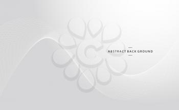 Abstract vector background, white waved lines for brochure, website, flyer design. illustration eps10