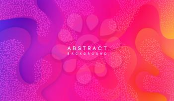 Moving colorful abstract background. Dynamic Effect. Vector Illustration. Minimal Design Template for poster. cover and landing page