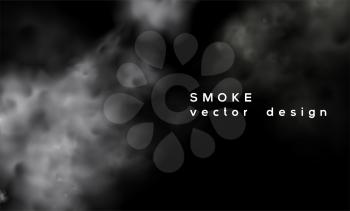 Smoke vector background. Abstract fog composition illustration. eps10