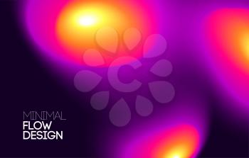 Moving colorful abstract background. Dynamic neon Effect. Vector Illustration. Design Template for poster and cover.