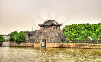 Pingmen Water Gate in Suzhou - Jiangsu, China