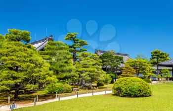 Grounds of Nijo Castle in Kyoto, Japan