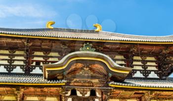 Great Buddha Hall of Todai-ji temple in Nara, Japan