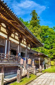 Hokke-do hall of Todai-ji temple in Nara, Japan