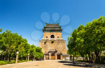 Zhonglou or Bell Tower in Beijing - China