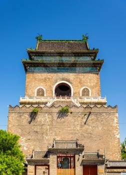 Zhonglou or Bell Tower in Beijing - China
