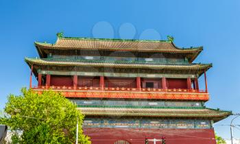 Gulou or Drum Tower in Beijing - China