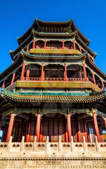 Tower of Buddhist Incense in the Summer Palace - Beijing, China