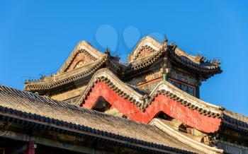Details of pavilions at the Summer Palace in Beijing, China