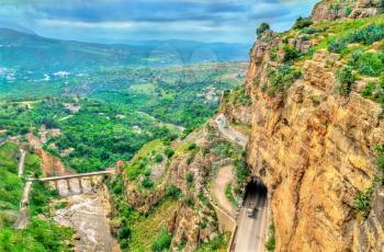 The Rhummel River Canyon in Constantine - Algeria, North Africa