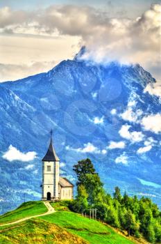 Saints Primus and Felician Church in the Upper Carniola region of Slovenia