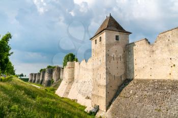 City wall of Provins, a town of medieval fairs, UNESCO world heritage in France