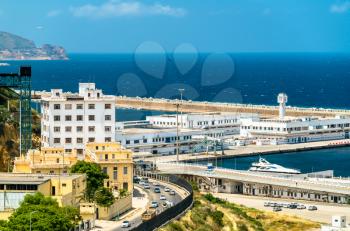 Port of Oran, a coastal city in Algeria, North Africa