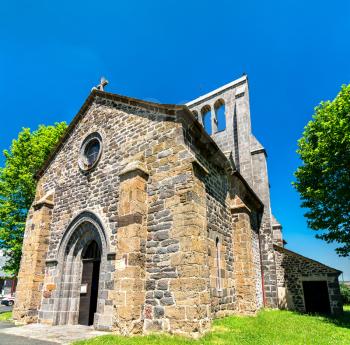 Saint Gal Church in Roffiac village, the Cantal department of France