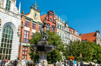 Buildings in the historic centre of Gdansk - Pomerania, Poland