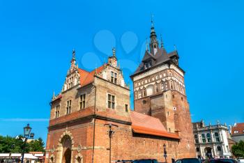 Prison Tower and Torture House in the old town of Gdansk, Poland