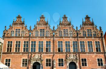 The Great Armoury building in the old town of Gdansk, Poland