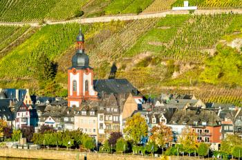 Saint Peter Catholic Church in Zell an der Mosel in Rhineland-Palatinate, Germany