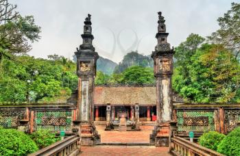 Xuan Thuy temple at Hoa Lu, an ancient capital of Vietnam. Trang An Scenic Landscape Complex