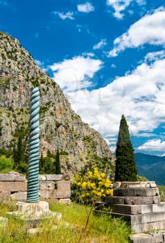 Archaeological Site of Delphi. UNESCO world heritage in Greece