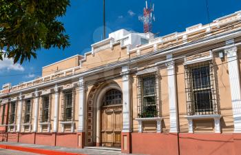 Post office building in Guatemala City, the capital of Guatemala