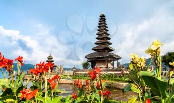 Pura Ulun Danu Bratan, a famous temple on Bali, Indonesia