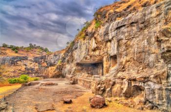 Kumbharvada, cave 25 at the Ellora complex. A UNESCO world heritage site in Maharashtra, India