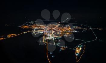 Aerial view of Astana, the capital of Kazakhstan