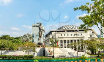 The Statue of the Sentinel of Freedom or the Lapu Lapu Monument in Rizal Park - Manila, the Philippines