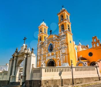 Parish Church of Santa Cruz in Puebla, Mexico