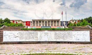 Ankara, Turkey - May 18, 2019: The Grand National Assembly or Parliament of Turkey