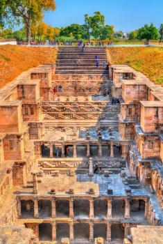 Rani Ki Vav, an intricately constructed stepwell in Patan. A UNESCO world heritage site in Gujarat, India