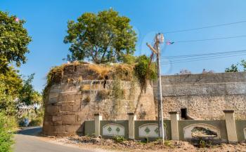 Ancient city walls of Patan - Gujarat State of India