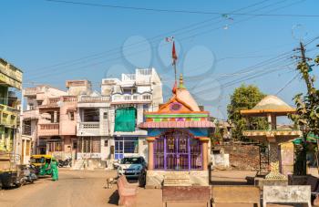 Small Hindu Temple in Patan - Gujarat State of India