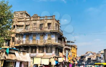 Typical buildings in Ahmedabad - Gujarat State of India