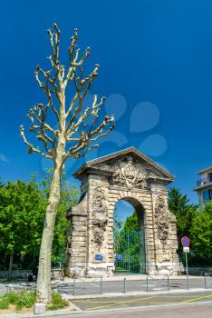 View of Guillaume-Lion Gate in Rouen - Normandy, France