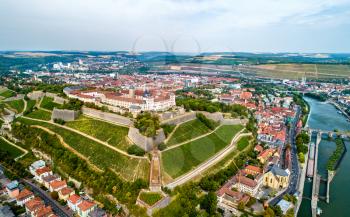 View of Marienberg Fortress in Wurzburg - Bavaria, Germany