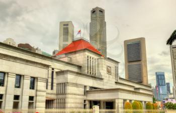 View of the Parliament House in Singapore
