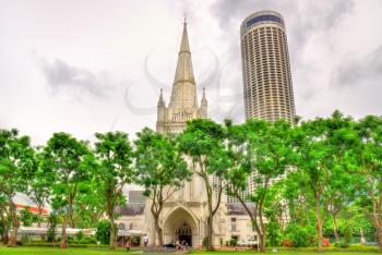 St Andrew's Cathedral, an Anglican cathedral in Singapore