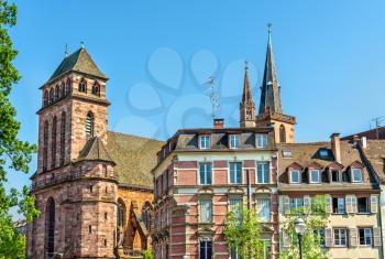 The Church of Old Saint Peter in Strasbourg - Alsace, France