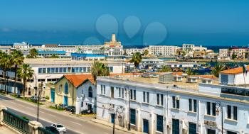 Port of Algiers, the capital of Algeria. North Africa