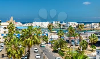 Seaside boulevard in Algiers, the capital of Algeria. North Africa