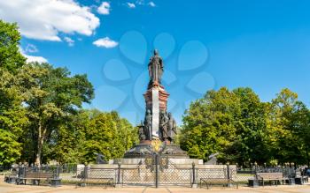 Monument of Empress Catherine II the Great in Krasnodar, Russian Federation