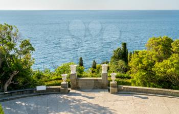 View of the Black Sea from the Vorontsov Palace - Alupka, Crimean Peninsula
