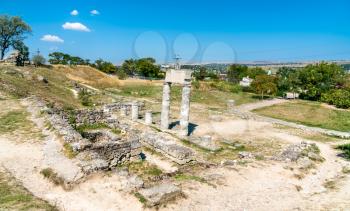 Ruins of Panticapaeum, an ancient Greek city in Kerch - Crimean Peninsula