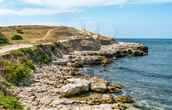 Seaside at Chersonesus, an ancient greek colony in nowadays Sevastopol, Crimea