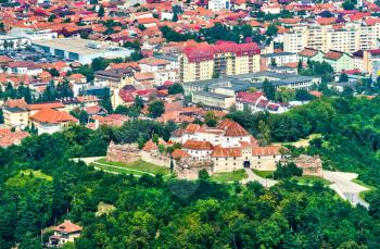 Straja hill fortress in Brasov - Transylvania, Romania