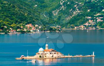 Our Lady of the Rocks Island in the Bay of Kotor - Montenegro, Balkans