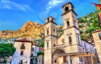 The Cathedral of Saint Tryphon in Kotor. Montenegro, Europe