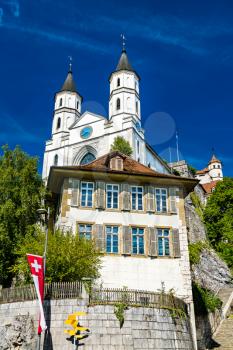 Reformed Church of Aarburg in the canton of Aargau, Switzerland
